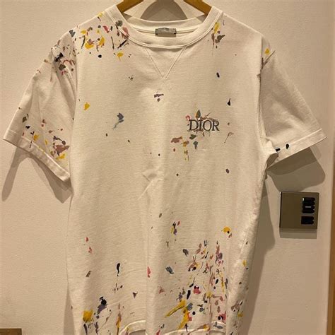 dior paint tee|dior tee women's.